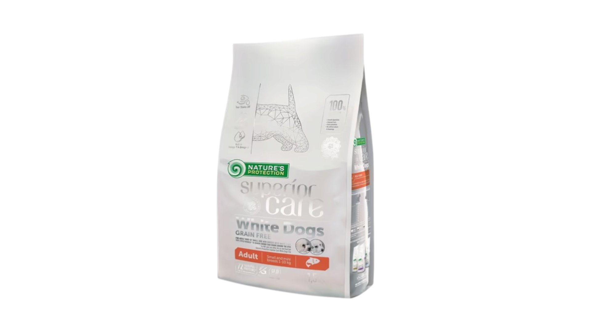 Nature's Protection White Dogs Adult Salmon, Çəki ilə 1kg