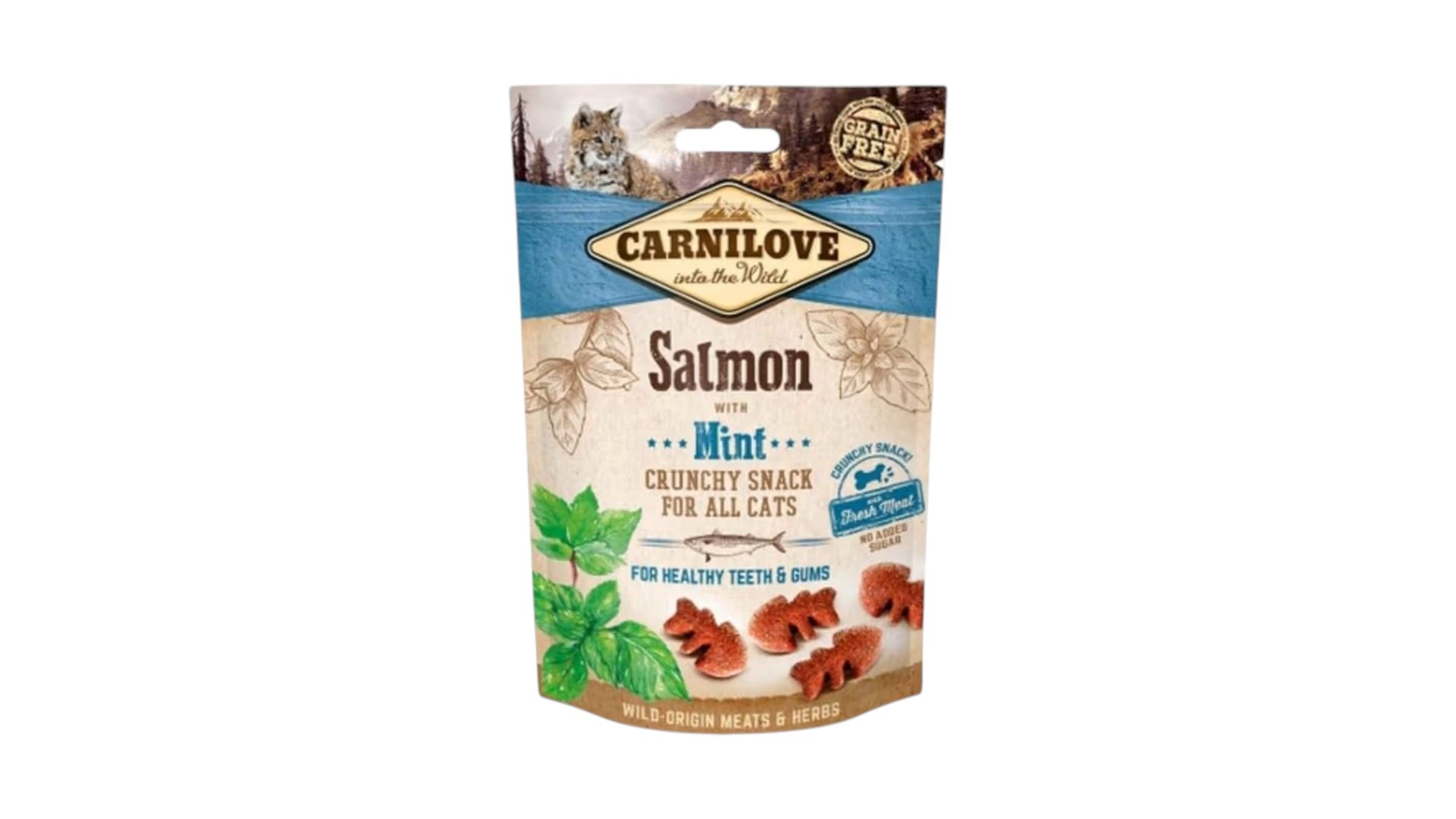 Carnilove Salmon Mint Cat Crunchy Snack All Cats 50 Gr