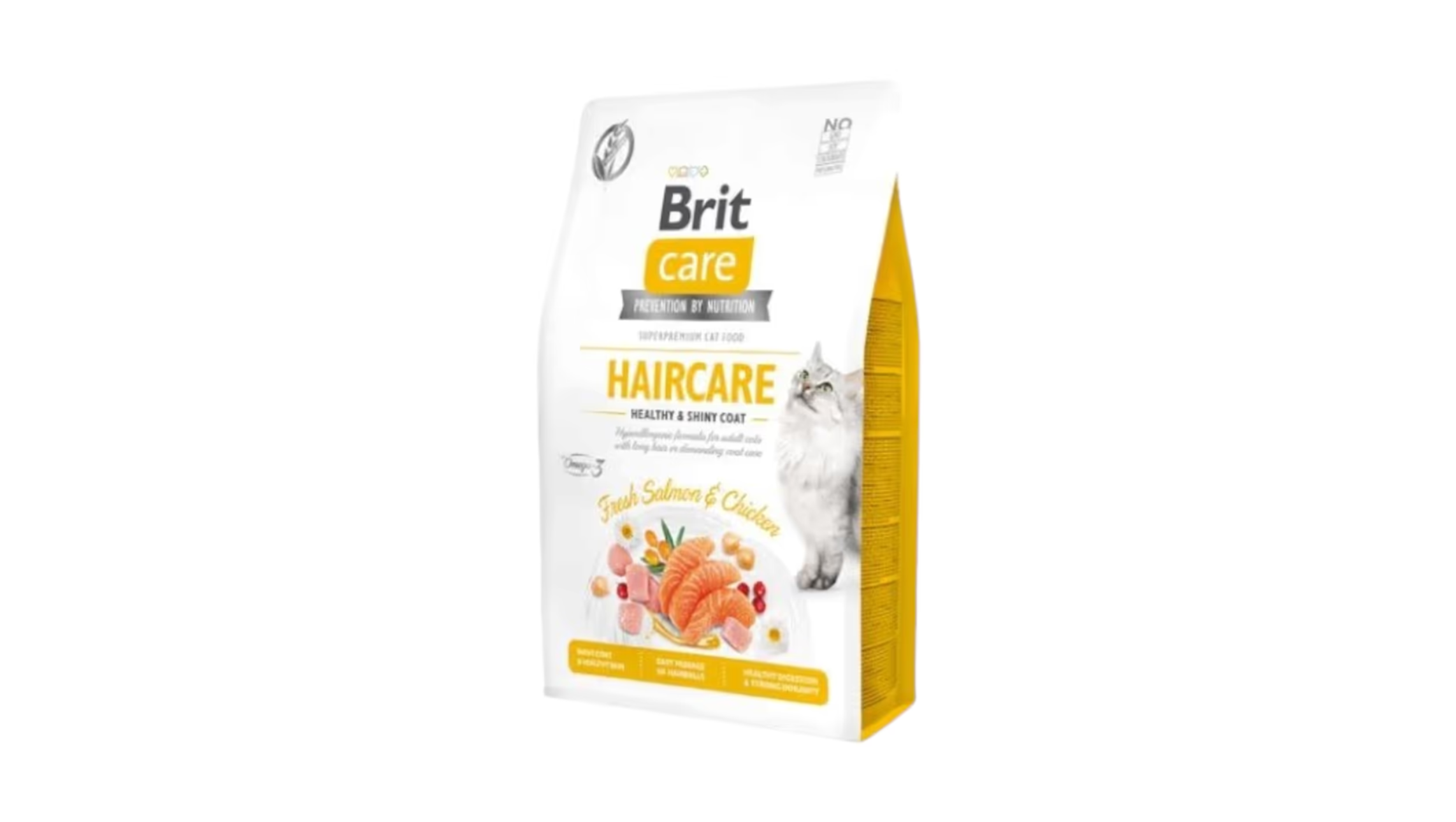 Brit Care Hair Care Salmon & Chicken Pişiklər üçün Yem 1kg