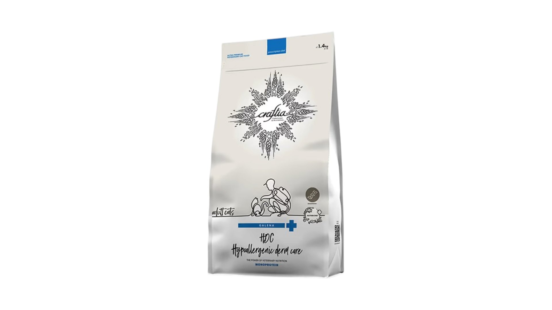 Craftia Galena Cat Hypoallergenic Derm Care 1.4kg (qapalı paket)