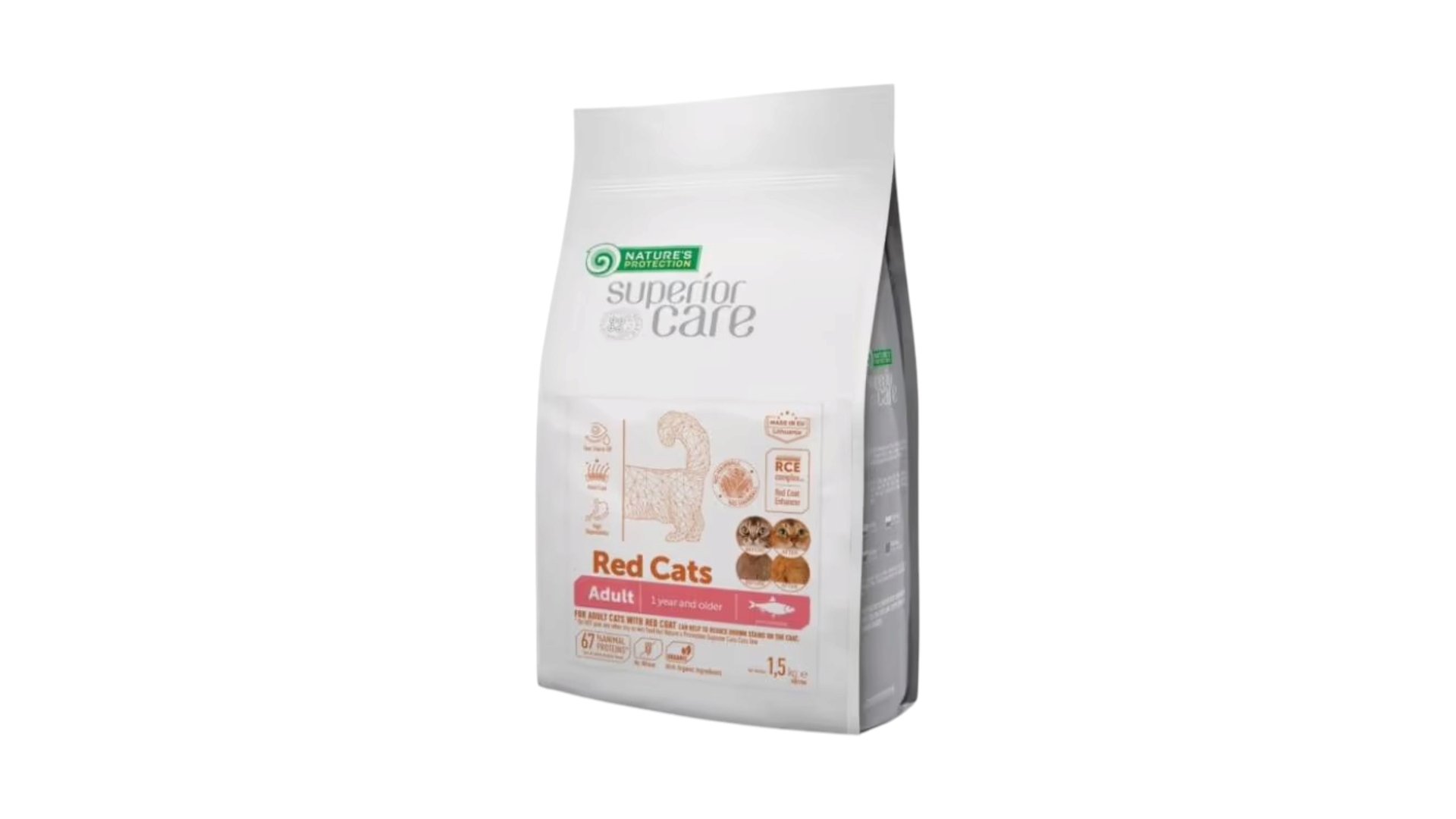 Nature's Protection Superior Care Red Cats with Herring 1kg