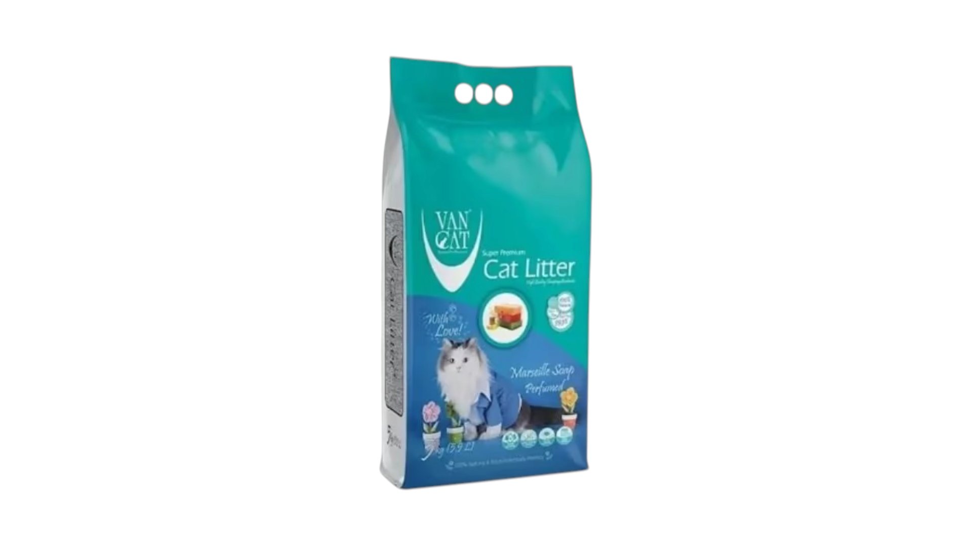 Van Cat Pişik qumu Marsel sabun ətri ilə ( 5kq )