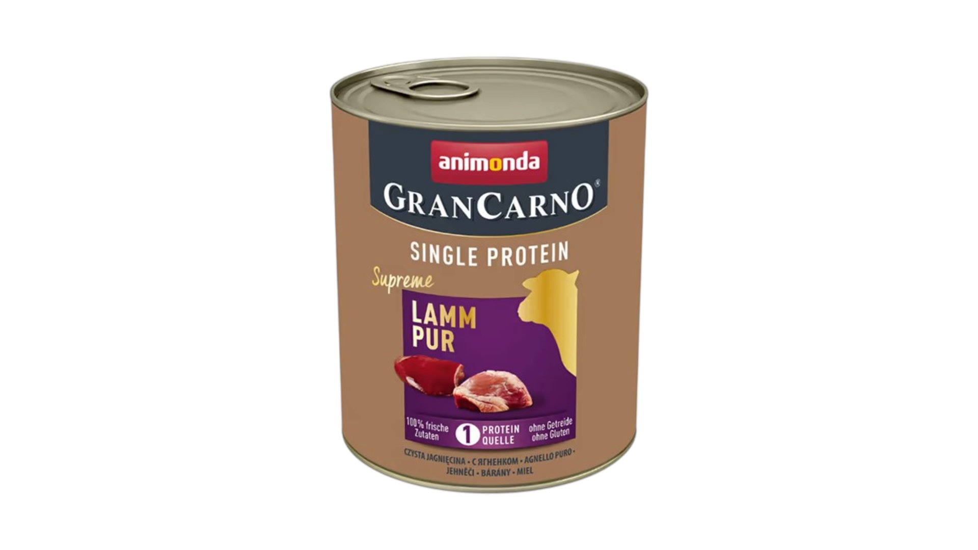 Animonda GranCarno Single Protein — Lamm Pur (Quzu əti) 800gr