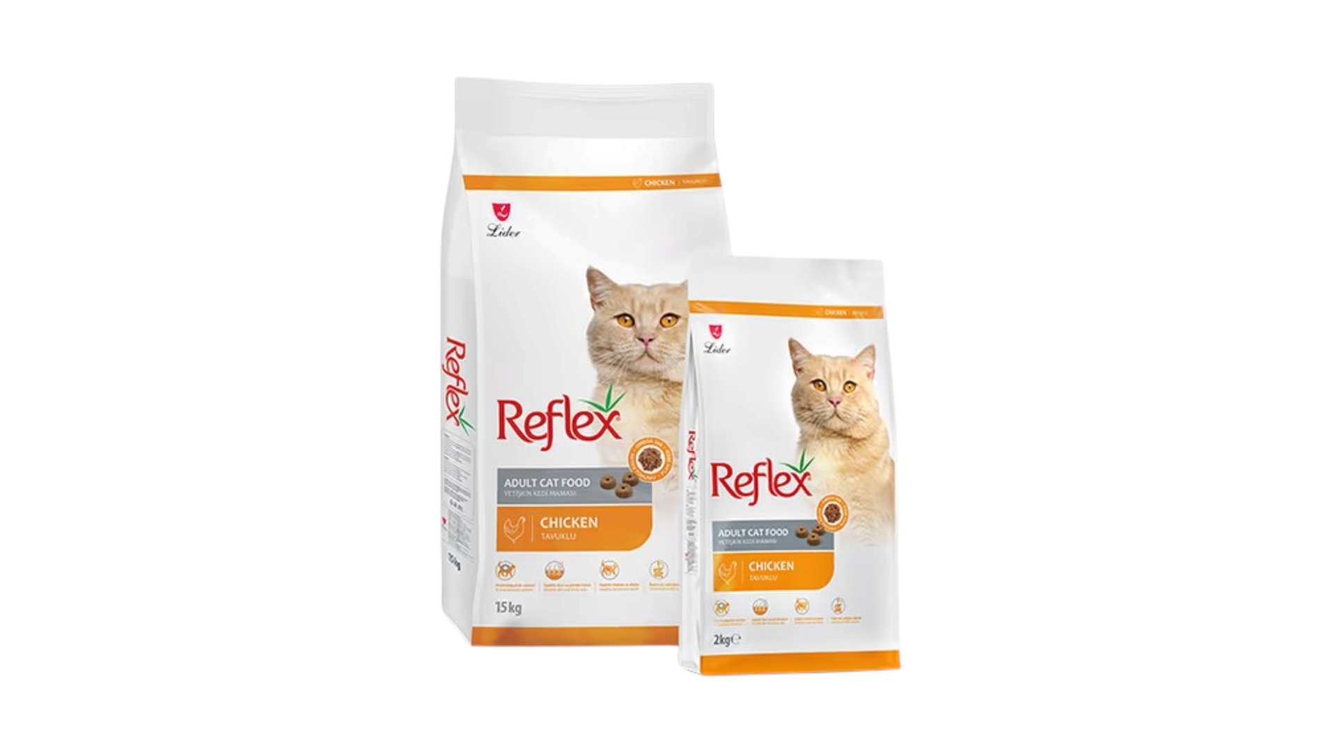 Reflex Adult yetkin pişiklər üçün toyuqlu 1kg