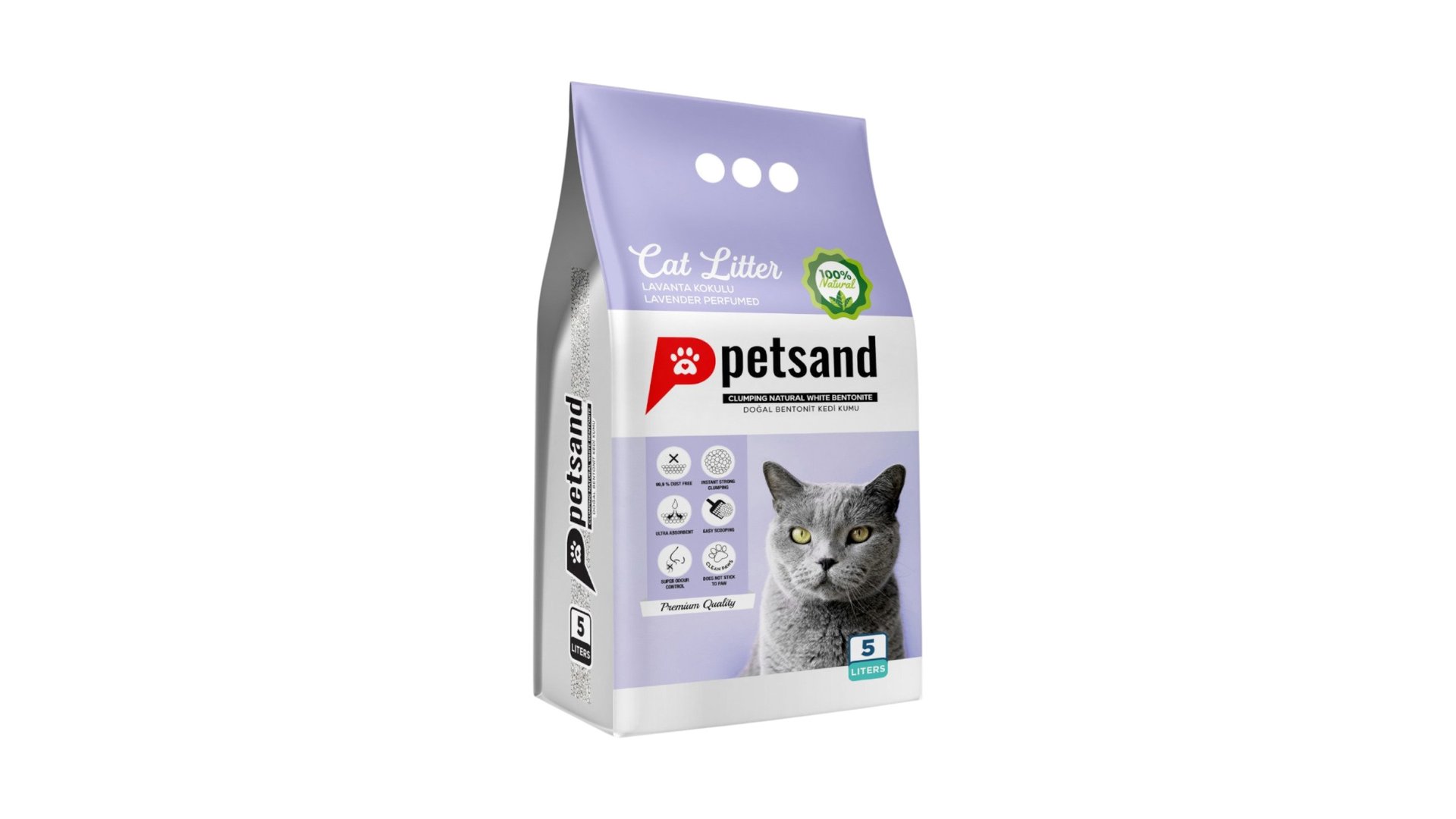 PetSand Lavender 5L