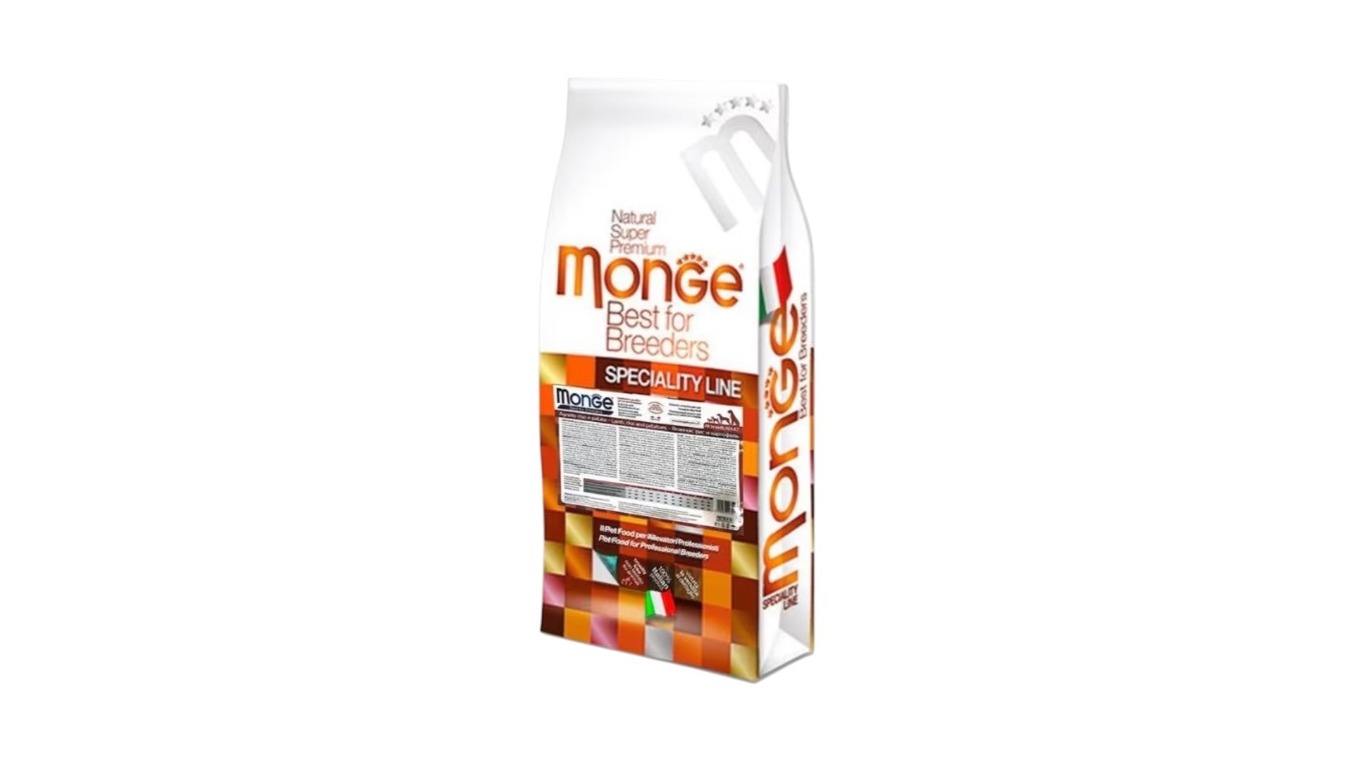 Monge Dog Food Natural All Breeds Adult Lamb, Rice, Potatoes, Çəki ilə1kg