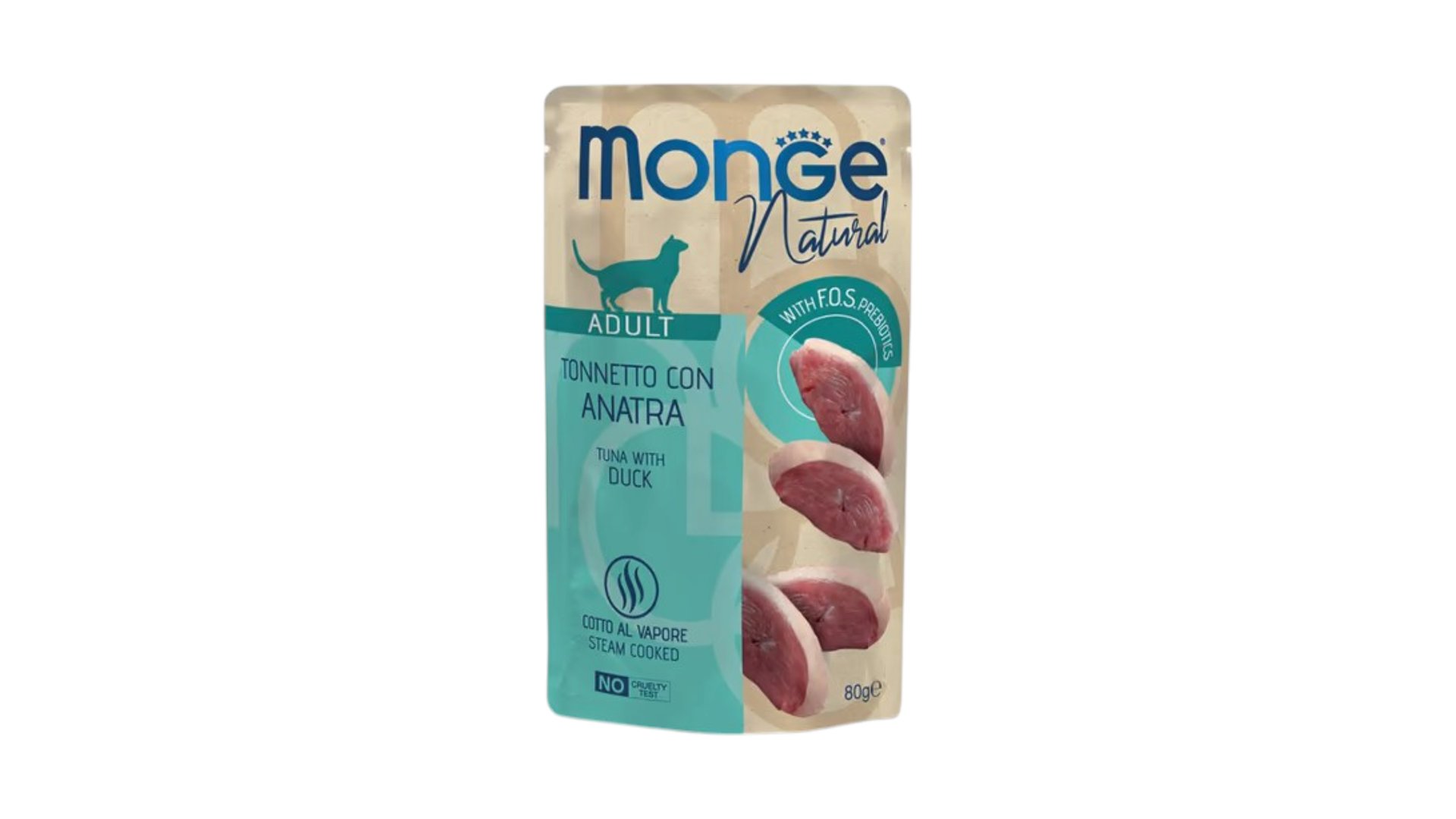 Monge Natural Tuna with Duck 80gr