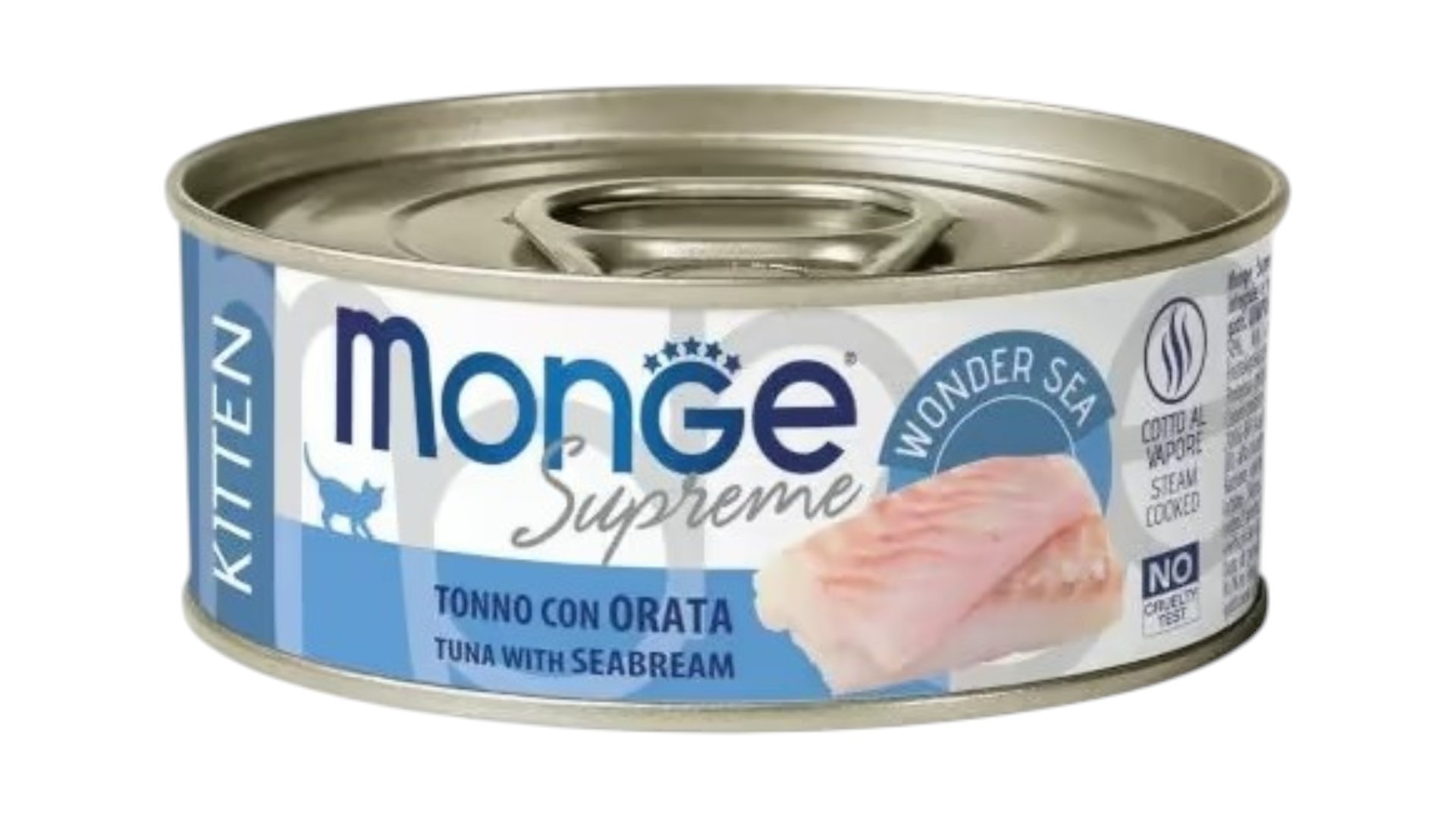 Monge Supreme Kitten Tuna with Seabream 80g