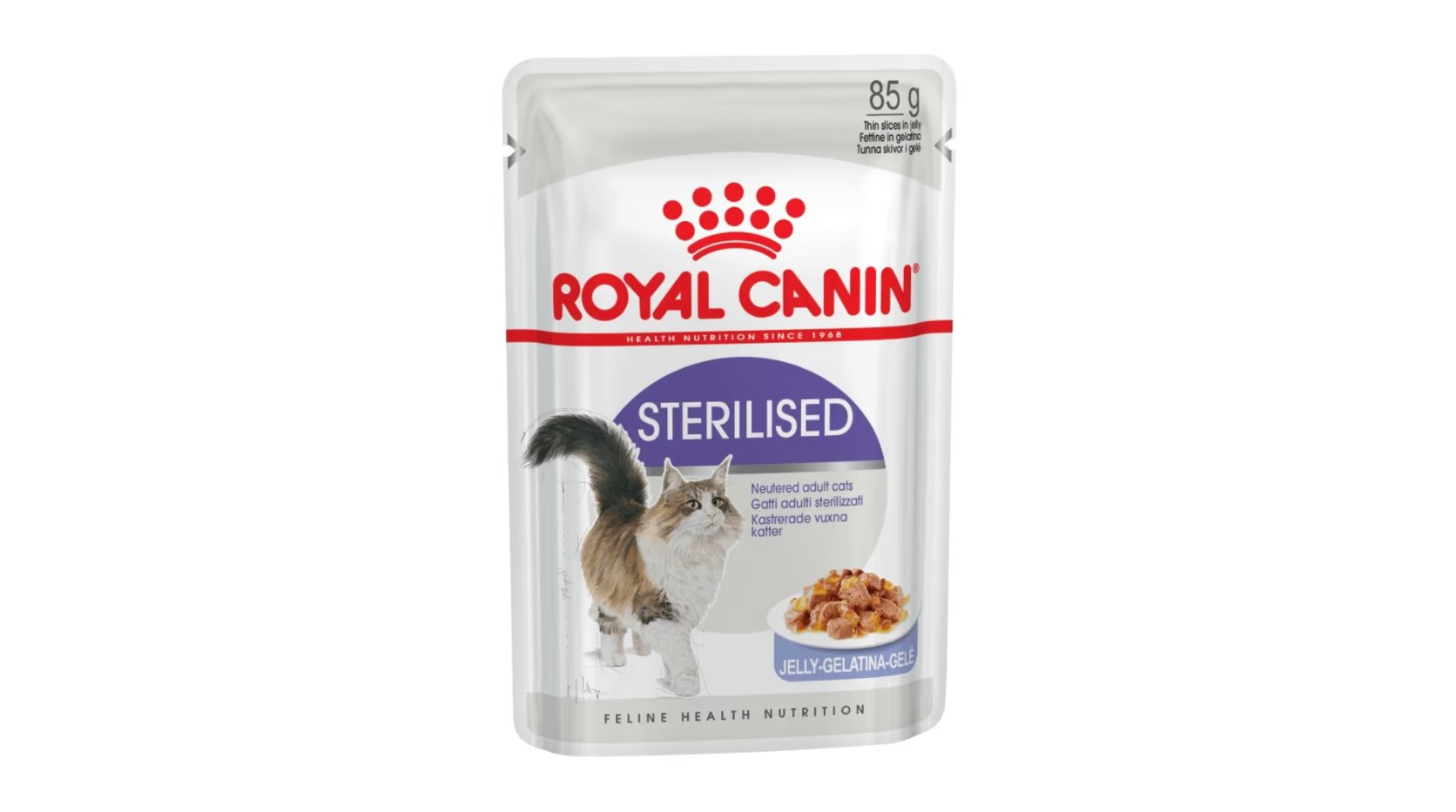 Royal Canin Sterilised Sterilizasiya Edilmiş Pişiklər Üçün Yaş Yem Jele 85qr