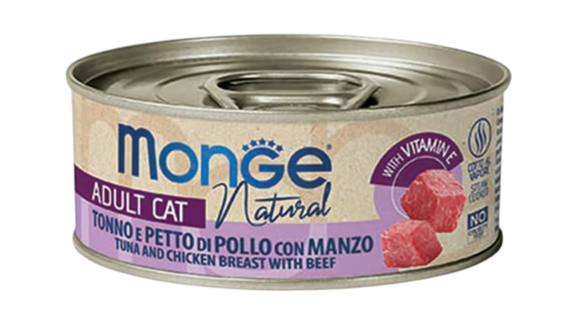 Monge Natural Tuna and Chicken breast with Beef 80 g
