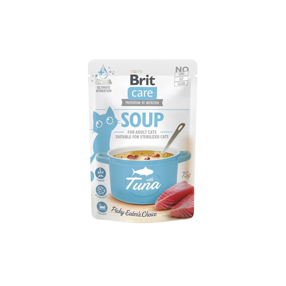 Brit Care Pişiklər üçün Yetkin Tuna Şorbası 75qr
