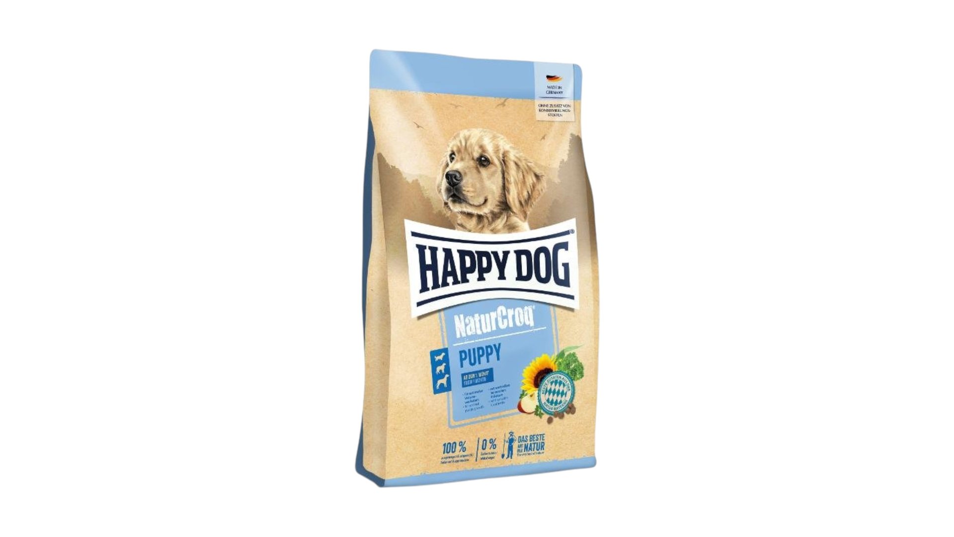 Happy Dog NaturCroq Puppy bala itlər üçün (1-ci aydan etibarən) 1kq, Çəki ilə