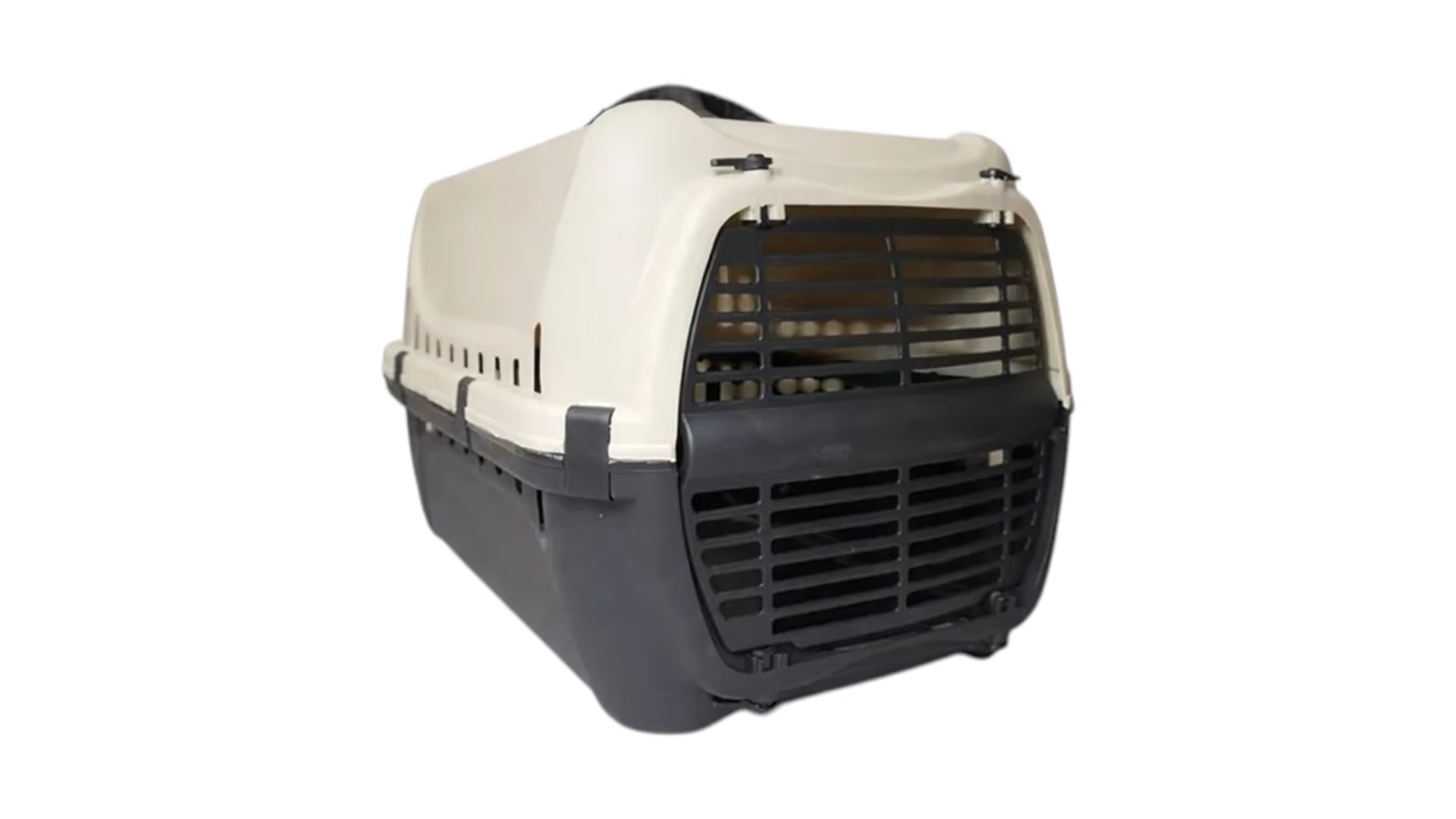 SoftLine Pet Carrier, heyvanlar üçün daşıyıcı, 45x35x25 sm. Bej / Qara