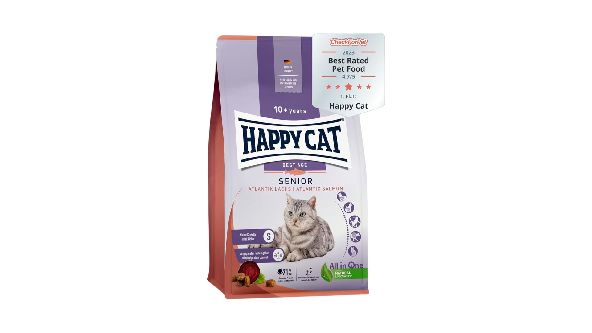 Happy Cat Senior Atlantic Salmon 1kg