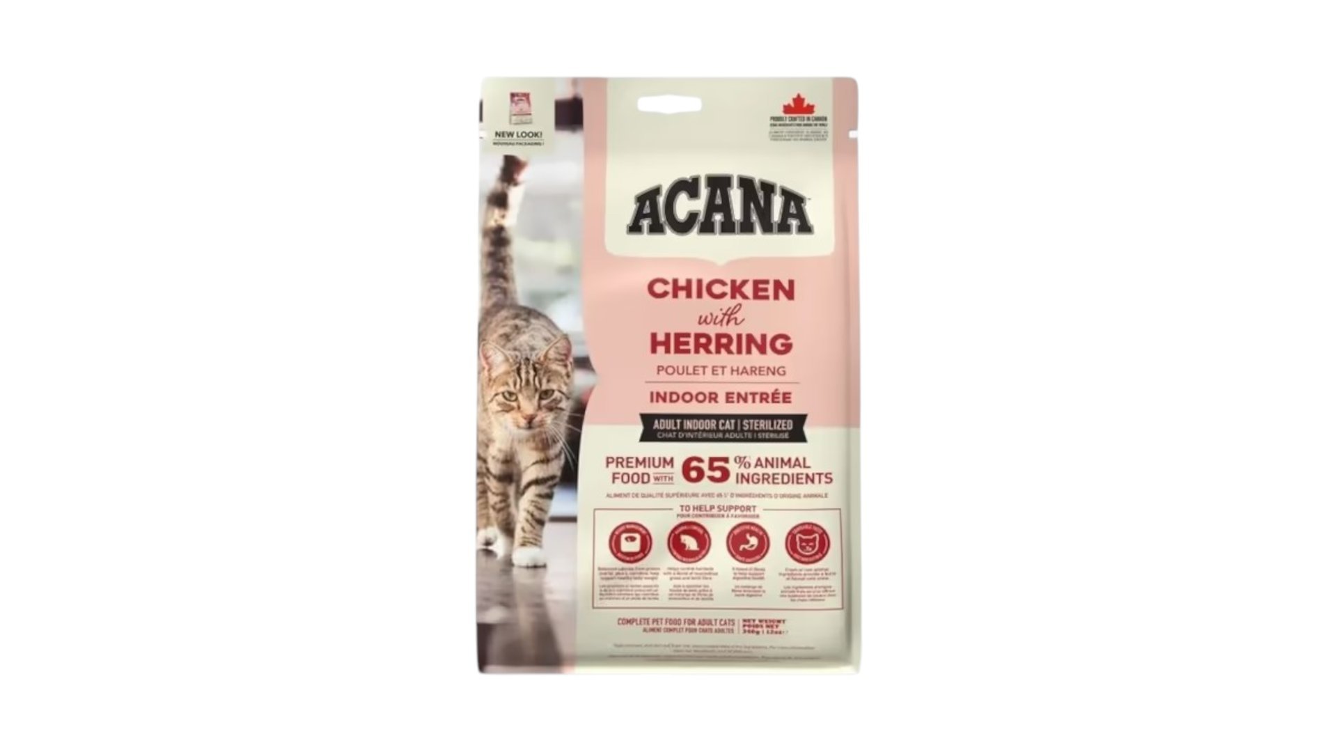 Acana Quru yem Pişiklər üçün Chicken with Herring, 340gr